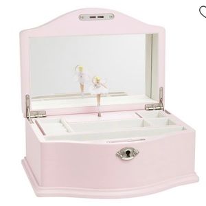 🆕 Pottery Barn Kids Pink Abigail Jewelry Box, New in Box